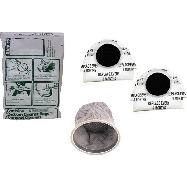 Vacuum 2 Filters + 12 Bags + Cloth For TriStar Tri Star
