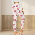 thumbnail image 2 of hotojiny Women's Valentines Day Leggings Spring Fashion Outfits Gifts Soft High Waisted Workout Yoga Pants, 2 of 5