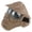 Brown, variant on Floleo Outdoor Foam Blaster Mask Full Face Protection, UV Protection Cycling Face Guard with Sun Blocking PC Lens, Adjustable for Paintball, , and Mountain Biking