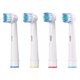 thumbnail image 1 of Cabezales de cepillo de dientes Oral-B: 4 unidades de repuesto con cerdas suaves para una limpieza profunda, compatibles con modelos Vitality, Triumph, Genius y más. ¡Cuida tu salud dental!, 1 of 7