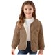 thumbnail image 2 of Ropa exterior y chaquetas casuales de manga larga sin capucha de invierno acolchadas de seda gruesas que se pueden usar en exteriores e interiores. Artefacto de uniforme escolar para niños y niñas. Co, 2 of 6