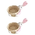 thumbnail image 4 of Cesta de Pascua con forma de conejo, cesta de regalo para dulces, contenedor para refrigerios, bonita cesta para huevos de Pascua. Pequeño, 4 of 9