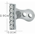 thumbnail image 6 of 2Pcs 14G Cross Dermal Anchor Tops and Base Stainless Steel Cubic Zirconia Internally Threaded Microdermals Body Piercings Studs Dermal Piercings Surface Skin Piercing Body Jewelry for Women Men, 6 of 12