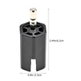 thumbnail image 2 of UPOUART Guitar Supplies Stringed Instrument Luthier Tool Metal Black 1 Set, 2 of 8