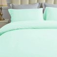 thumbnail image 3 of Full Size Duvet cover Set - 3 Piece - 1800 thread count Duvet cover set with 2 shams - Extra Soft - Easy Fit - Breathable & Cooling Cover - Wrinkle Free - Comfy – zipper closure Aqua, 3 of 6