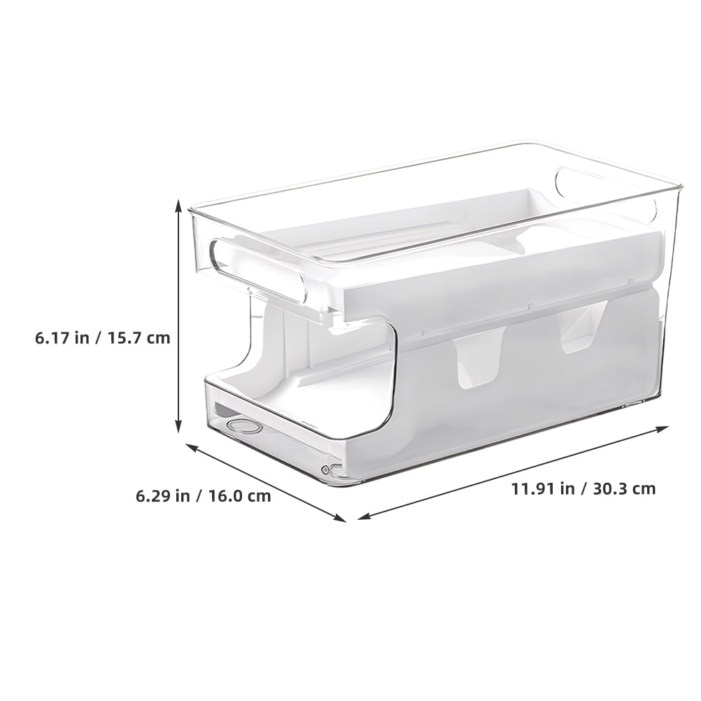 FRCOLOR  Egg Dispenser Holders Kitchen Eggs Organizer for Refrigerator Organizers