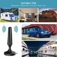 thumbnail image 7 of Camkey Black HDTV Antenna Indoor, Digital TV Antenna with Amplifier Signal Booster up to 120 Miles, Support 4K 1080P, 7 of 7