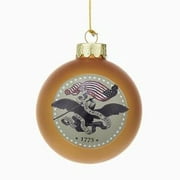U.S. Army "Army Strong" Gold Glass Ball Ornament