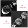 thumbnail image 5 of Clear Octagonal Bead Chandelier Pendant Decorations 30Pcs, 5 of 5