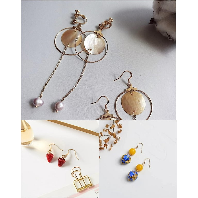 Incraftables Earring Making Kit Multicolor. Jewelry Making Supplies w/ Hypoallergenic Earring Hooks, Size: 20 mm