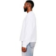 thumbnail image 3 of Casual Classics Mens Ringspun Cotton Extended Neckline Oversized Sweatshirt, 3 of 4