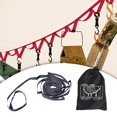 thumbnail image 2 of serony Colorful Camping Tent Rope Lanyard Clothesline Hanging Gear Strap Lamp Grey, 2 of 9