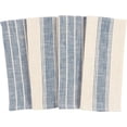 thumbnail image 4 of KAF Home Slubbed Cotton Kitchen Towels, Natural Rustic, 18” x 28”, Navy, 4-Pack, 4 of 8