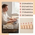 thumbnail image 2 of BlinkLLX Lightweight Finger, Thumb, Knuckle Splint Set with 10 EVA Finger Splints, Transparent, 5 Sizes, 10 Count, 2 of 5
