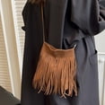 thumbnail image 5 of gcong Elegant Finish Messenger Bag With Tassel Small Square Design For Daily Use And Versatile Occasions, 5 of 6