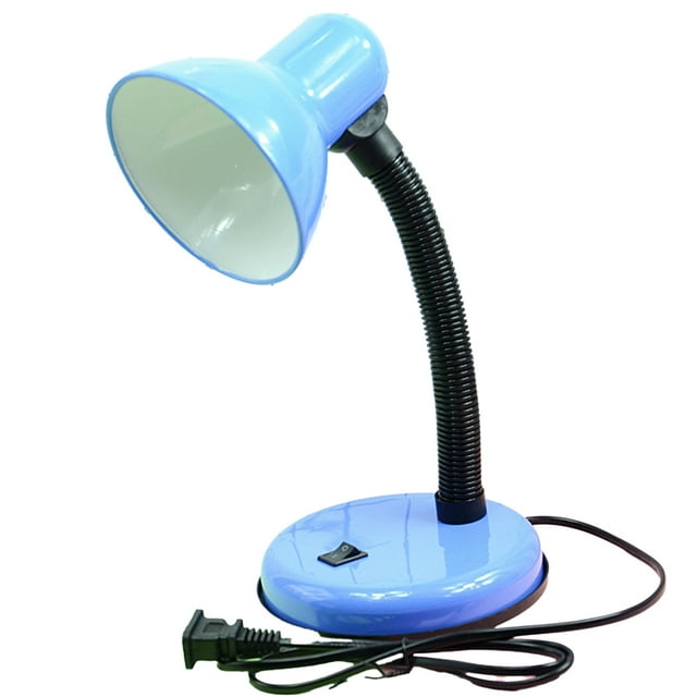 BeesClover Bedside Table Lamp With Metal Shade, Button Switch Led Bedside Nightstand Lamp, Modern Table Lamp For Bedroom, Coffee Table, Office, Bookcase, College Dorm