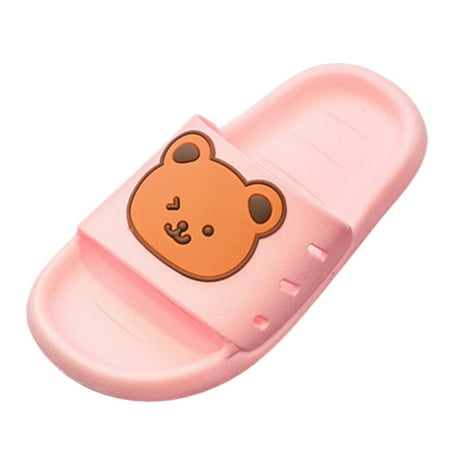 

Fashion Summer Cartoon Indoor Slippers Boys And Girls Thick Bottom Home Slippers Soft Bottom Sandals Light Weight Kids Bedtime Shoes