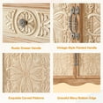 thumbnail image 6 of Heynemo Storage Cabinet with Drawers and Doors, Kitchen Buffet Sideboard, Wood Entryway Accent Console Cabinet for Hallway, Dining Room, Living Room, Natural, 6 of 8