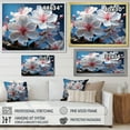 thumbnail image 4 of Designart "Pink-Tinted Paradise Of Blooming Plumeria" Plumeria Floater Framed Wall Decor, 4 of 5