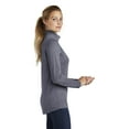 thumbnail image 2 of Sport-Tek Lst407 Ladies Posicharge Tri-Blend Wicking 1/4-Zip Pullover, 2 of 2