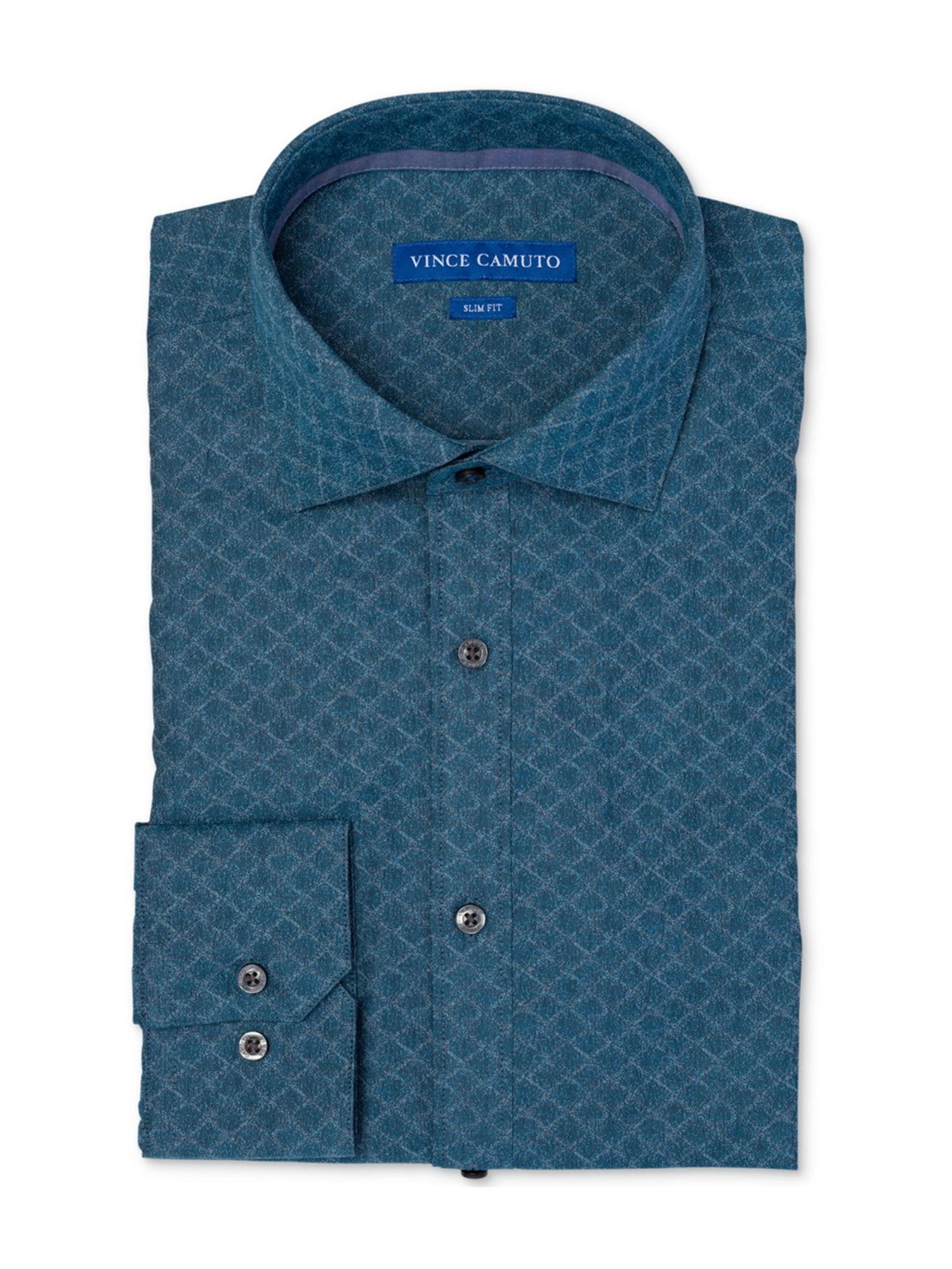 Vince Camuto Mens Jacquard Button Up 