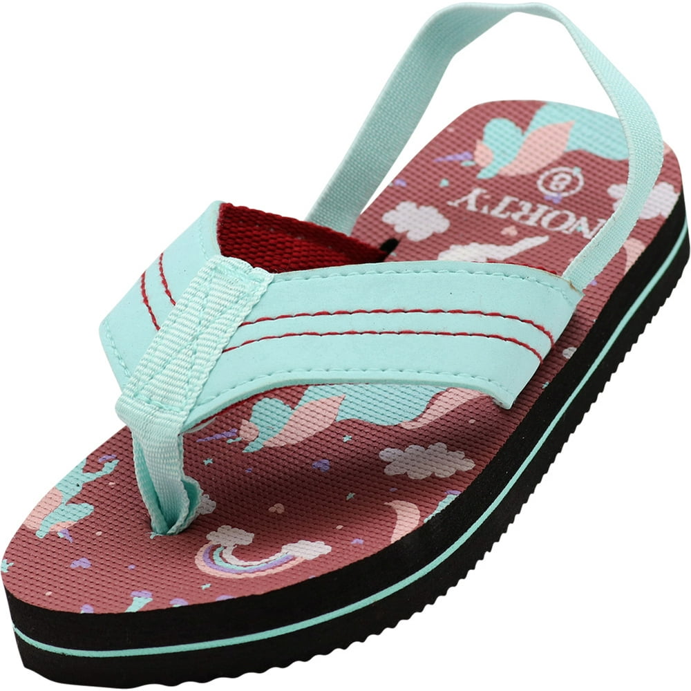 Cathalem Kid Girl Comfy Flip Flops Toddler Kids Girls Cute Garden Water Sandals Shoes Slipper Slides Lightweight Outdoor Summer Children Beach Pool S