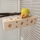 thumbnail image 1 of Juguete Rompecabezas De Loro Para Masticar Y Buscar Comida, Bloques De Pino Ecológicos Con Corcho, Juguete Educativo E Interactivo Para Pájaros, 1 of 7