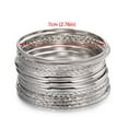 thumbnail image 6 of 12 Pcs Punk Chain Bracelets Set - Thick Charm Boho Bangles for Women's Daily Wear, 6 of 8