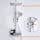 thumbnail image 5 of Hongchun Support de Douche à Main Remplaçable, Porte-Tête de Douche en Métal Support de Douche Réglable, Support de Douche à Main, pour Douche à Main Ou Pomme de Douche, Chromé, Pas de Forage, Argent, 5 of 5