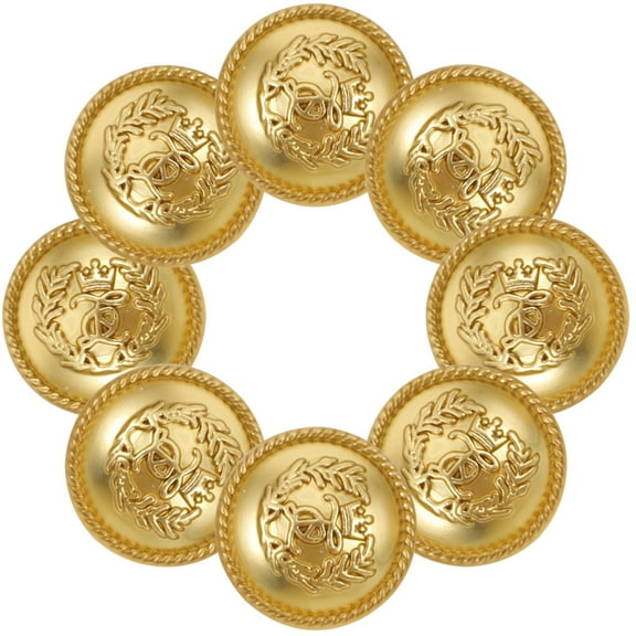 FENGGUIQU 20pcs Alloy Decorative Replacement Clothes Buttons for Sewing and Craft Projects