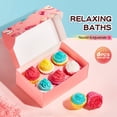 thumbnail image 1 of Openpig Clearance Ice Cream Shape Bath SaltBalls Bath Ball Set Bath Perfume Essences Oil Explosion Bath Ball Set 6PCS, 1 of 9