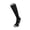 Black, variant on Purcolt Boys and Girls 1-Pair Sport Knee Length Soccer Socks Stretchy Comfort Arch Support High Towel Bottom Long Tube Football Socks Athletic Team Socks for 7-13 Years