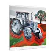 Tractor in Technicolor - Canvas