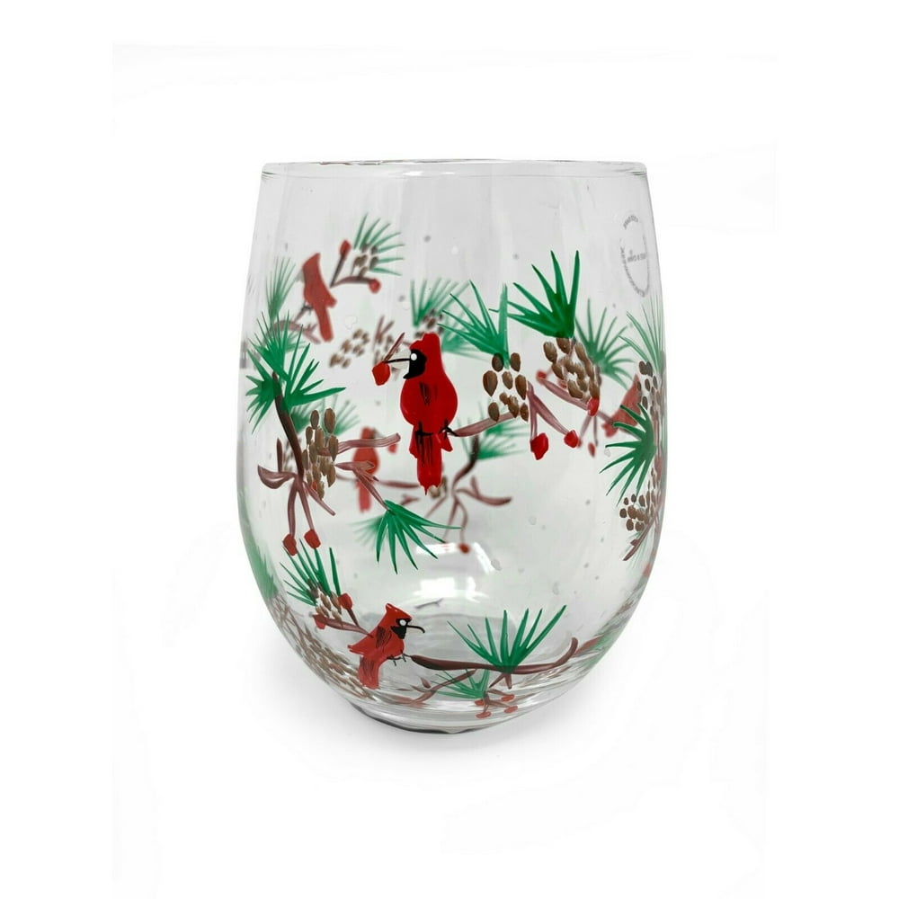 Christmas Stemless Wine Glass, Holiday Presents Ideas, Christmas Gifts, Wine Lovers Drinking