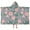 Pioneer Flower Floral-2, variant on Pioneer Flower Floral Print Pattern Hooded Bath Towel,50"x30" for Ages 3 To 12 Kids, Quick Dry Lightweight Soft Microfiber Hood Beach Towel Cover Up for Kids