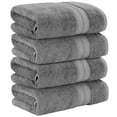thumbnail image 4 of Modern Threads Spunloft Cotton Bath Towels, Charcoal (4 Count), 4 of 7