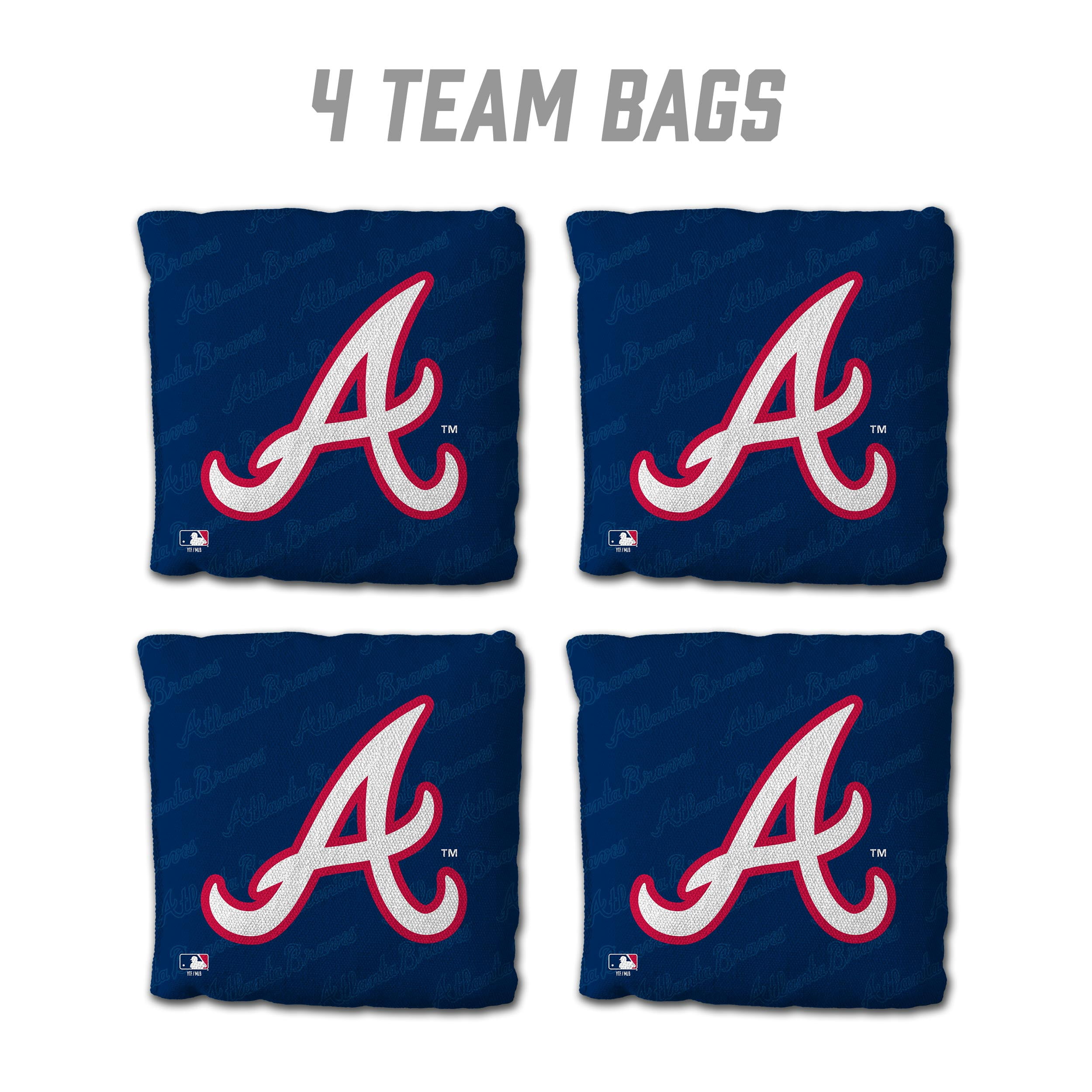 MLB Atlanta Braves Cornhole Bags - 4PK - Blue