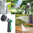 thumbnail image 2 of BNNG Garden Hose Nozzle Spray Water Nozzle With 8 Adjustable Watering Patterns Garden Hose Nozzle, High Pressure Hand Sprayer with Flow Control for Watering Plants & Lawns, Washing Cars & Pets, 2 of 8