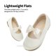 thumbnail image 4 of Zapatos de Vestir para Niña DREAM PAIRS SOPHIA-22 Flats Marfil con Moño Talla 3, 4 of 6