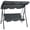 Grey, variant on Outsunny 3-Seat Patio Swing Chair with Adjustable Canopy Brown
