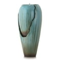 thumbnail image 5 of Alpine Corporation - 33" Tall Outdoor Antique Jar Water Fountain with LED Lights, Vintage Light Waterfall – Relaxing Garden Fountain for Patio, Deck, or Yard (Turquoise), 5 of 13