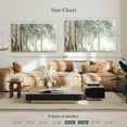 thumbnail image 4 of Elephant Stock Silver Leaves Wall Art - Horizontal Multi Panel Canvas - Living Room Wall Decor - Floral And Botanical Multi Panel - Gold And Beige Decor By Allison Pearce - 50" x 32", 4 of 8