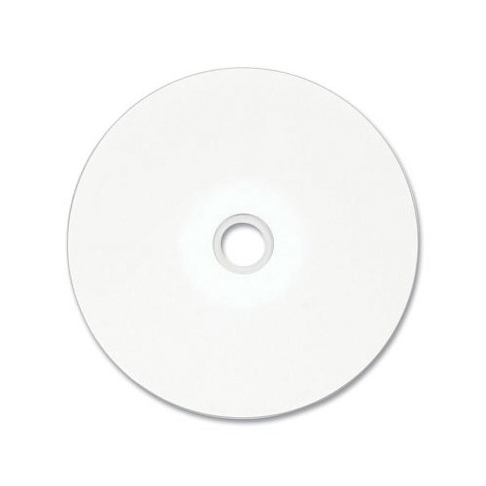 CD-R 700MB 700MB, 52X, White Inkjet Printable, Hub Printable, 25/PK Branded Spindle