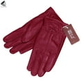 thumbnail image 4 of PULLIMORE 2 Pairs Winter PU Leather Gloves for Women Waterproof Fleece Lined Warm Cold Weather Gloves (Red), 4 of 9