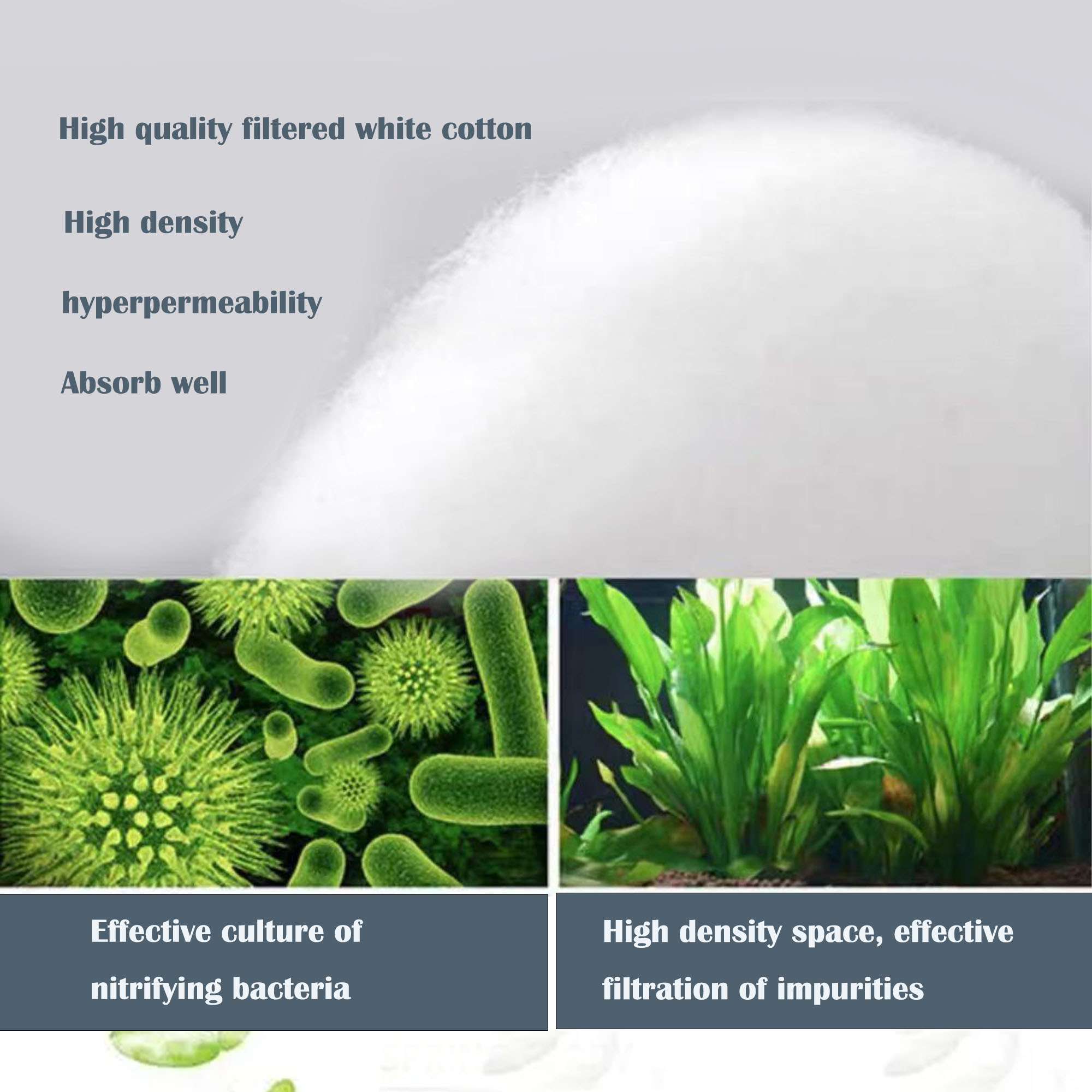 Delapan Fish Fine Foam Pre-Filter Sponges for Canister Filters Fluval Fx4 FX5 FX6 Aquarium Quick-Clear Filter Pads, 8 Pack