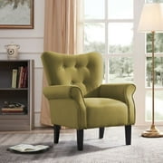 Fabric Club Chair Accent Arm Chair Upholstered Single Sofa Living Room
