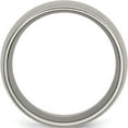 thumbnail image 2 of Titanium Brushed 12mm Half Round Band (Size 13) Made In China tb116-13, 2 of 5