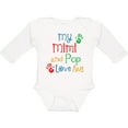 thumbnail image 3 of Inktastic Mimi and Pop Love Me Grandchild Boys or Girls Long Sleeve Baby Bodysuit, 3 of 5