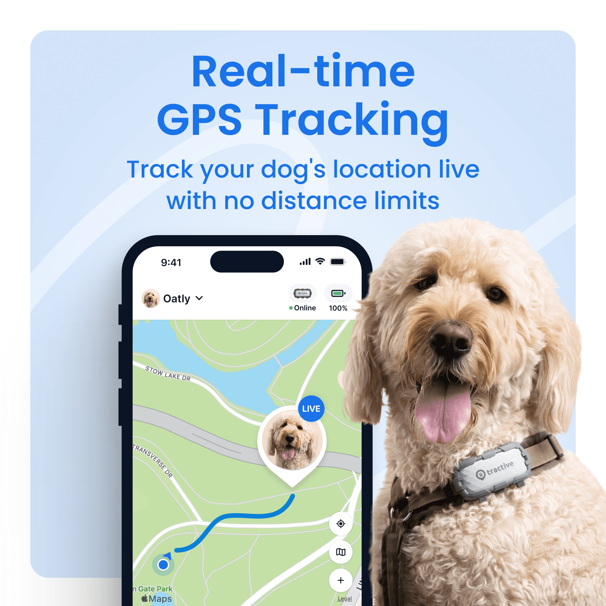その他 Tractive GPS & Health Tracker for Dogs Tractive GPS Tracker for Dogs XL