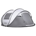 thumbnail image 1 of Echosmile 4-6 Person Gray Pop Up Tent, 1 of 13